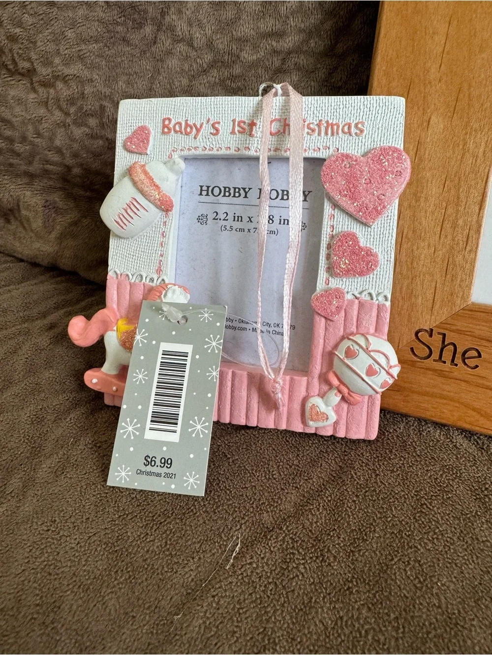 Set of 2 - baby girl picture frames Photo Frame